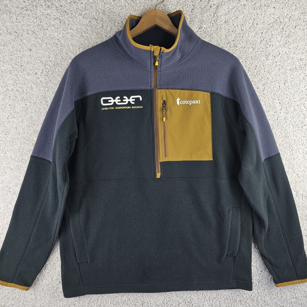 Cotopaxi Abrazo Half Zip Fleece Jacket Size Large Operation Underground Railroad